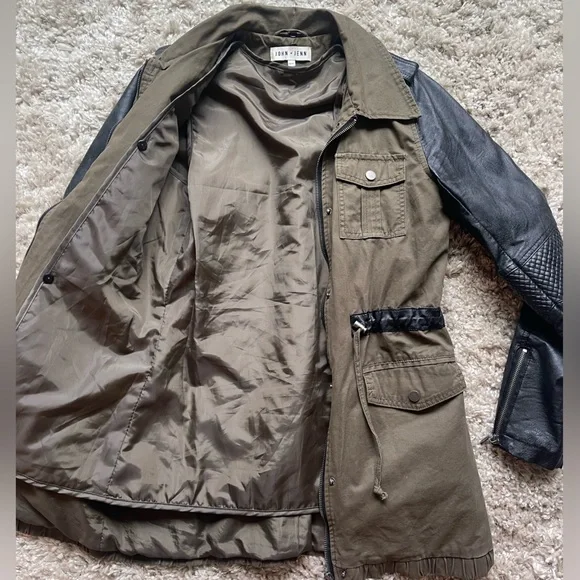 John + Jenn Brown and Black Utility Jacket - Picture 4 of 10